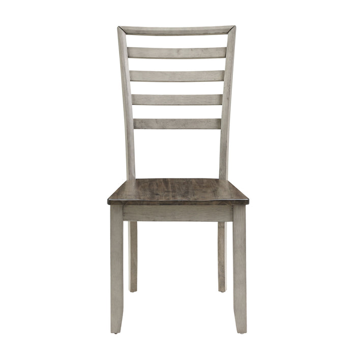 Abacus - Side Chair (Set of 2) - Alabaster / Honey