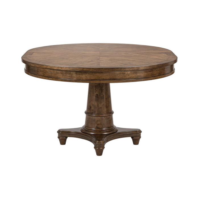 Harrison Heights - Pedestal Table - Sienna