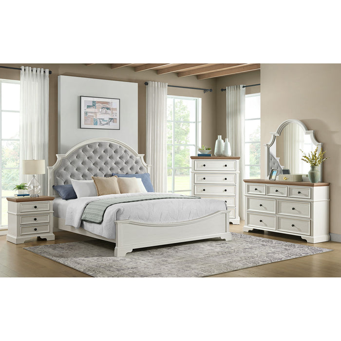 Eastwood - Youth 3-Drawer Nightstand - Brown And White