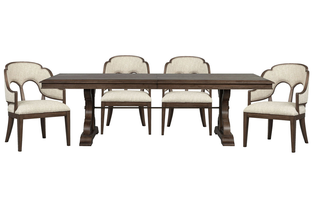Jubilee - Extendable Trestle Dining Table Set