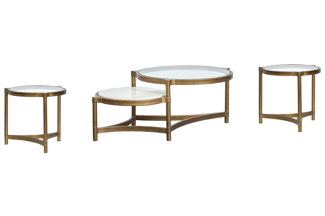Cassidy - Shaped Cocktail Table Set