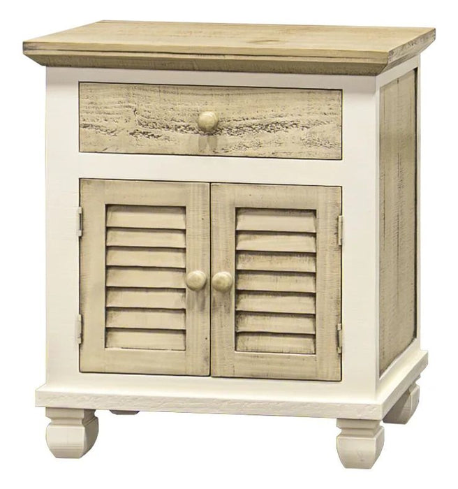 Andrews - Nightstand - Shoreside Swiss Coffee