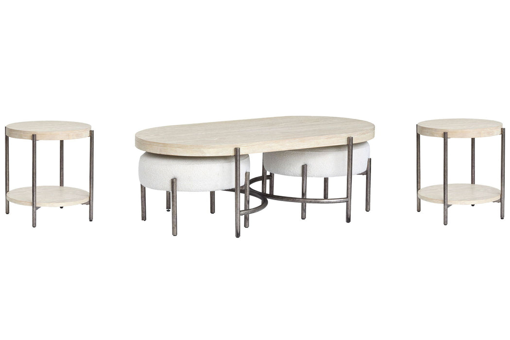 Jennings - Oval Cocktail Table Set