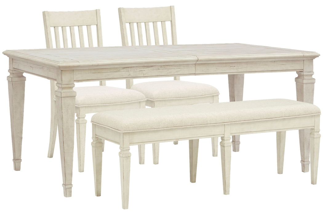 Newport - 4 Piece Extendable Rectangular Dining Table Set
