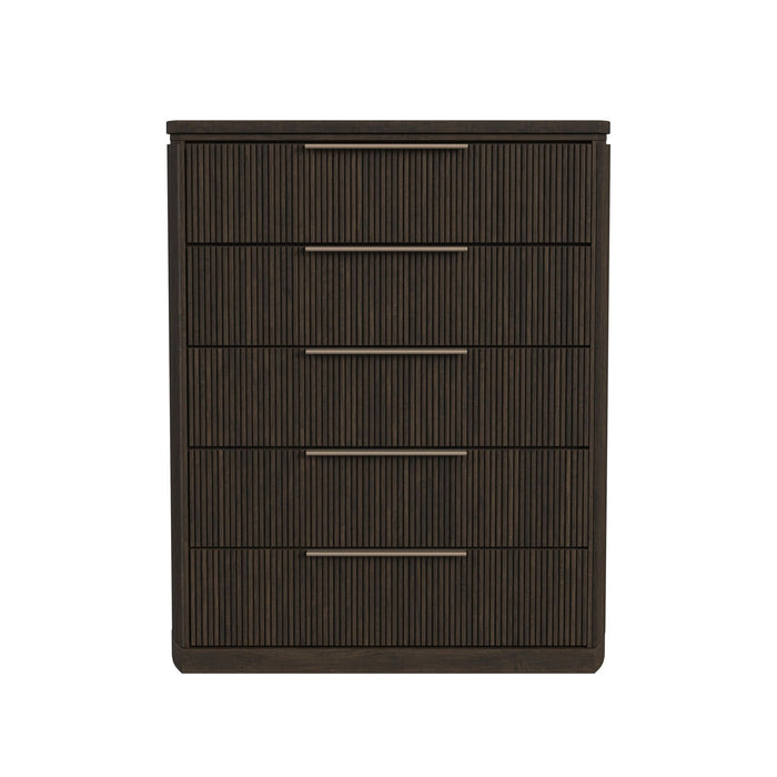 Sylvie - 5-Drawer Chest - Dark Brown