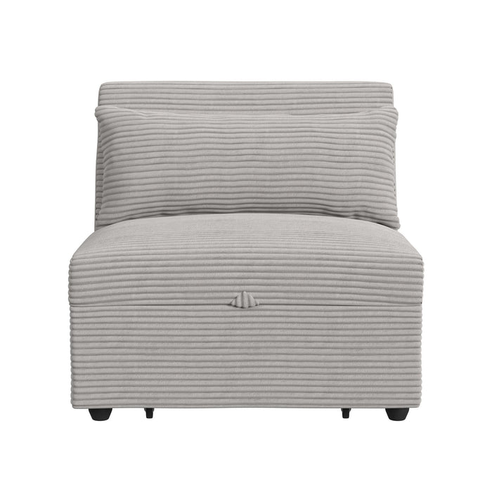 Pluto - Chair With Kidney Pillow, Klik Klak And Pop Up - Coronado Gray