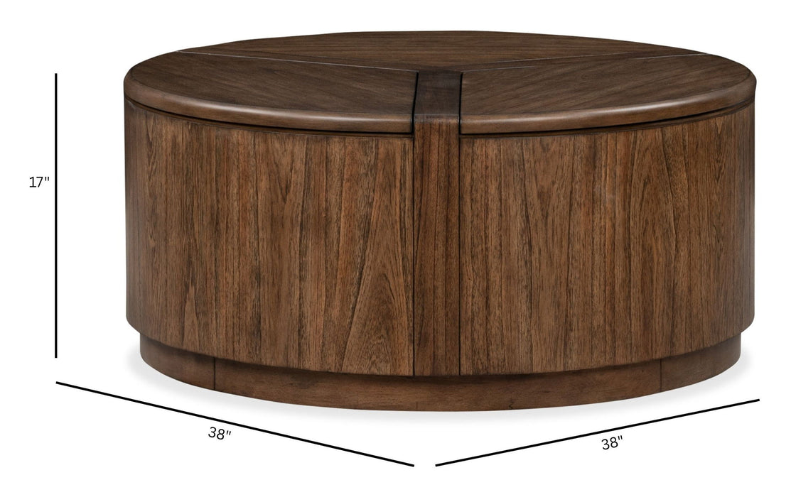 Connolly - Lift Top Cocktail Table - Brown