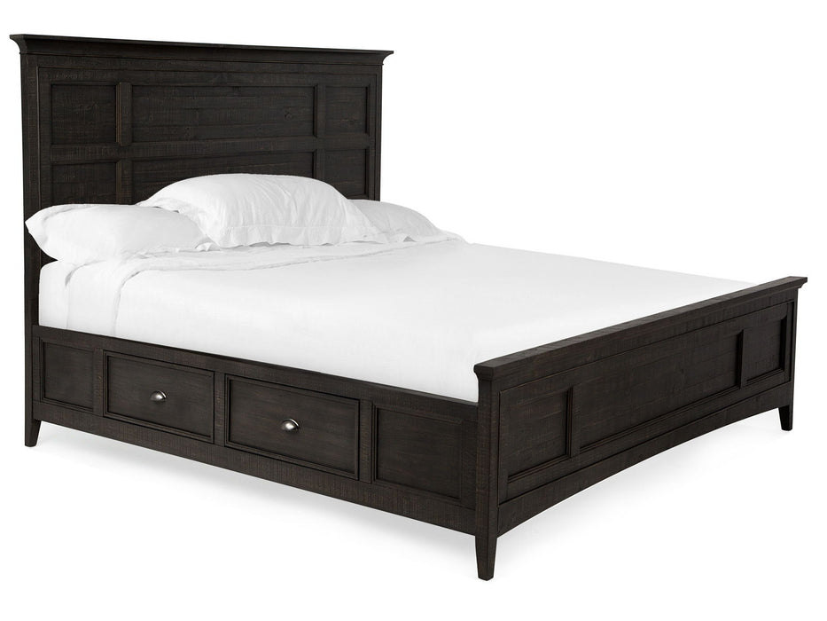 Westley Falls - Complete Panel Bed With Storage Rails