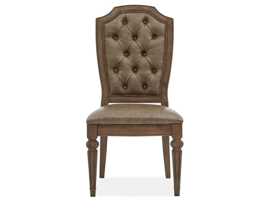 Durango - Wood Dining Side Chair With Upholstered Seat and Back (Set of 2) - Willadeene Brown