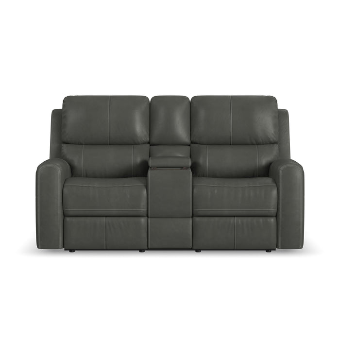 Linden - Power Reclining Loveseat With Console & Power Headrests & Lumbar