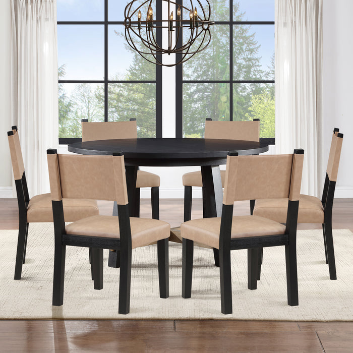 Aubrey - 7 Piece Round Dining Set