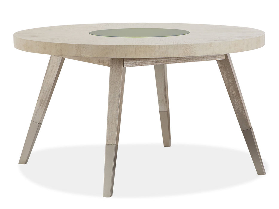 Lenox - Round Dining Table - Warm Silver