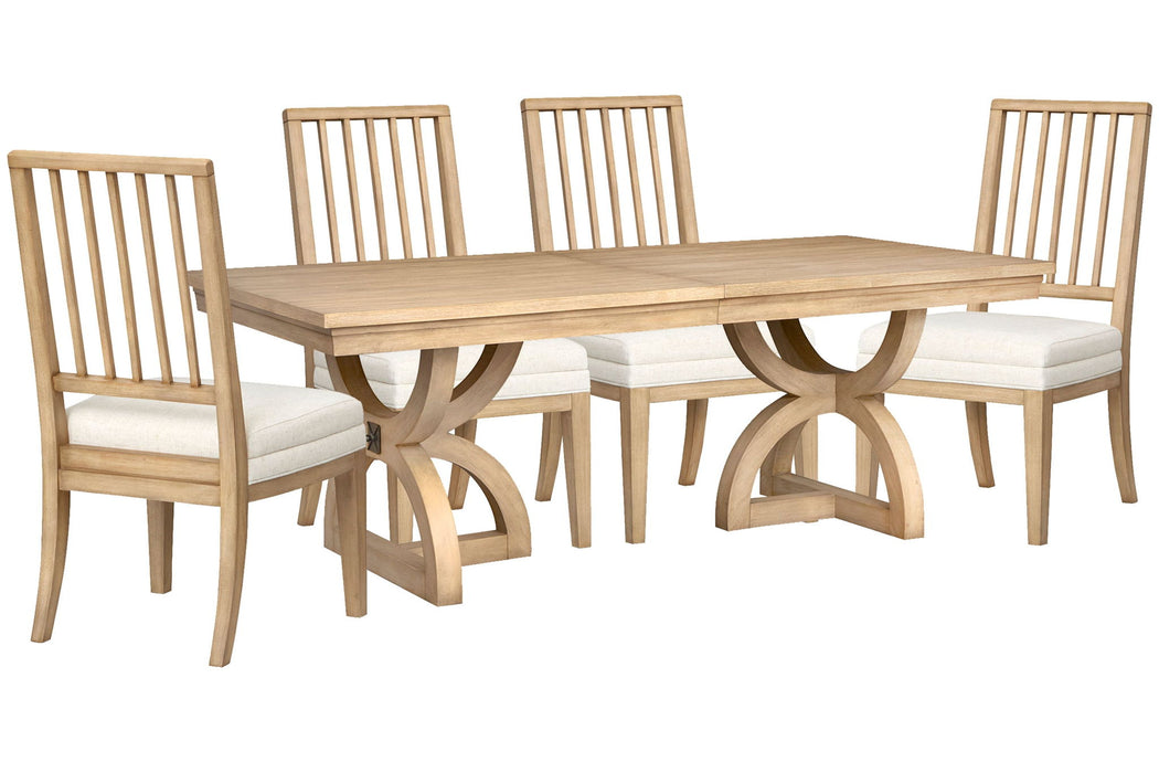 Coventry - Extendable Trestle Dining Table Set
