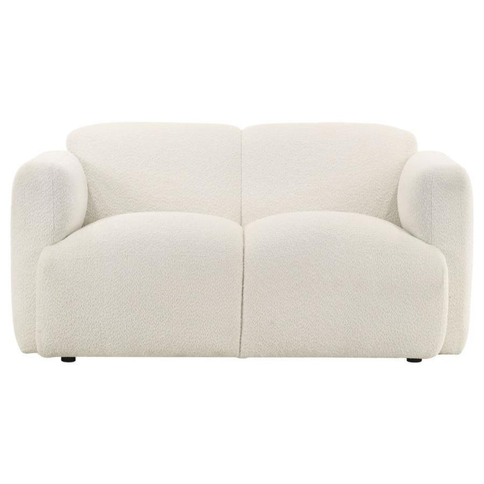 Dorset - Fabric Upholstered Round Track Arm Loveseat