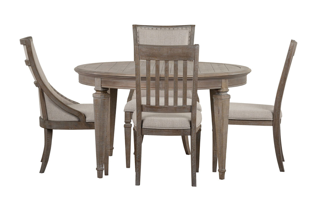 Lancaster - Extendable Round Dining Table Set