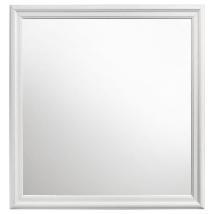 Louis Philippe - 38.25" Dresser Mirror - White