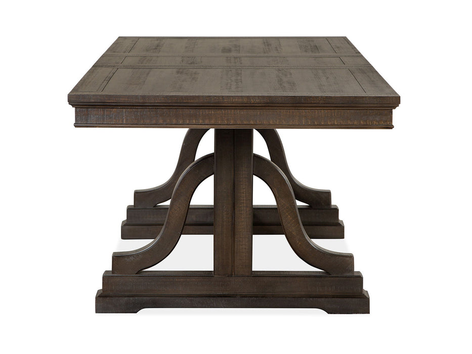 Westley Falls - Trestle Dining Table - Graphite