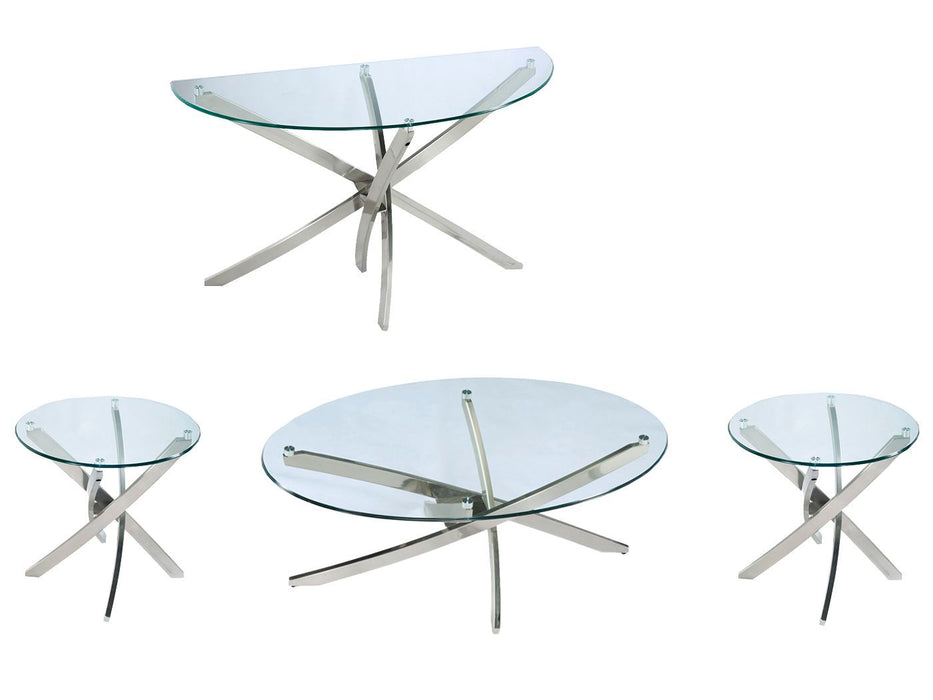 Zila - Oval Cocktail Table Set