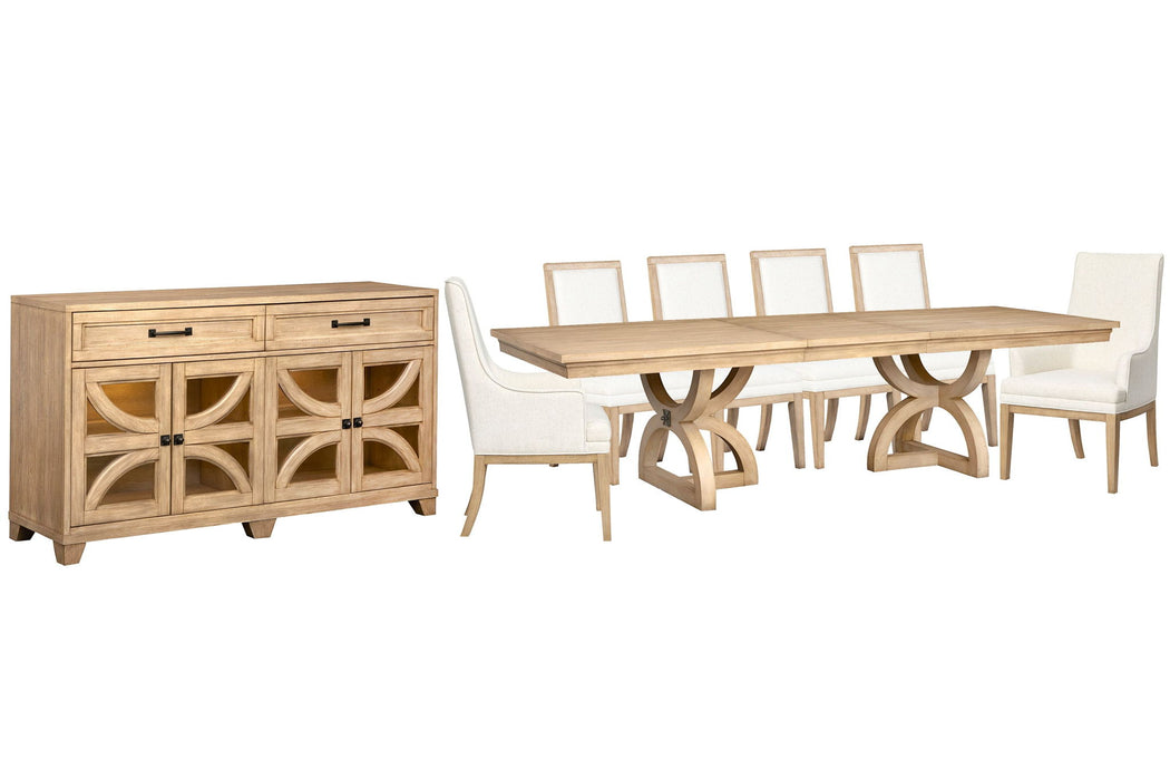 Coventry - Extendable Trestle Dining Table Set