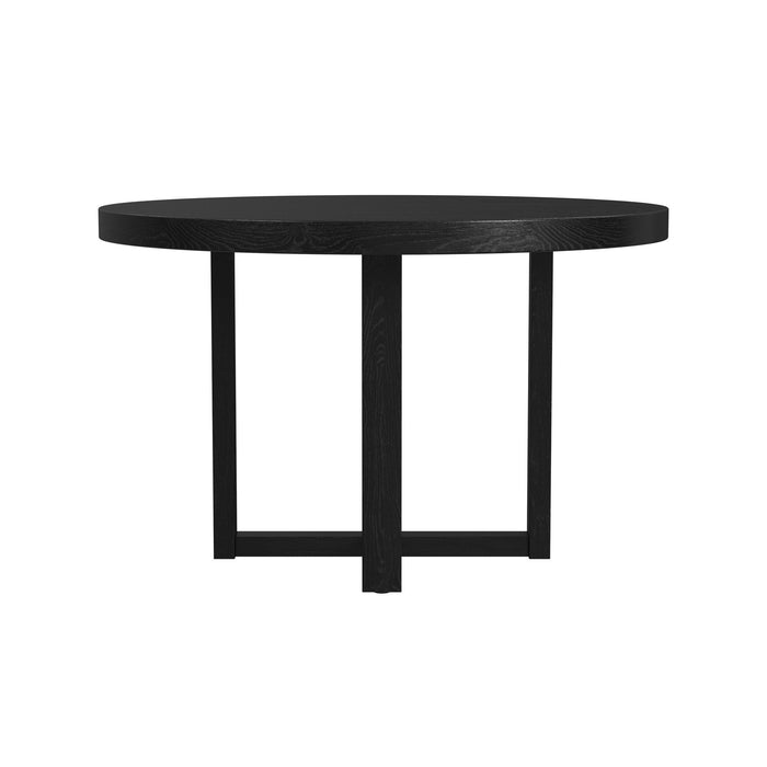 Bahama Breeze - 47.5" Round Dining Table - Black