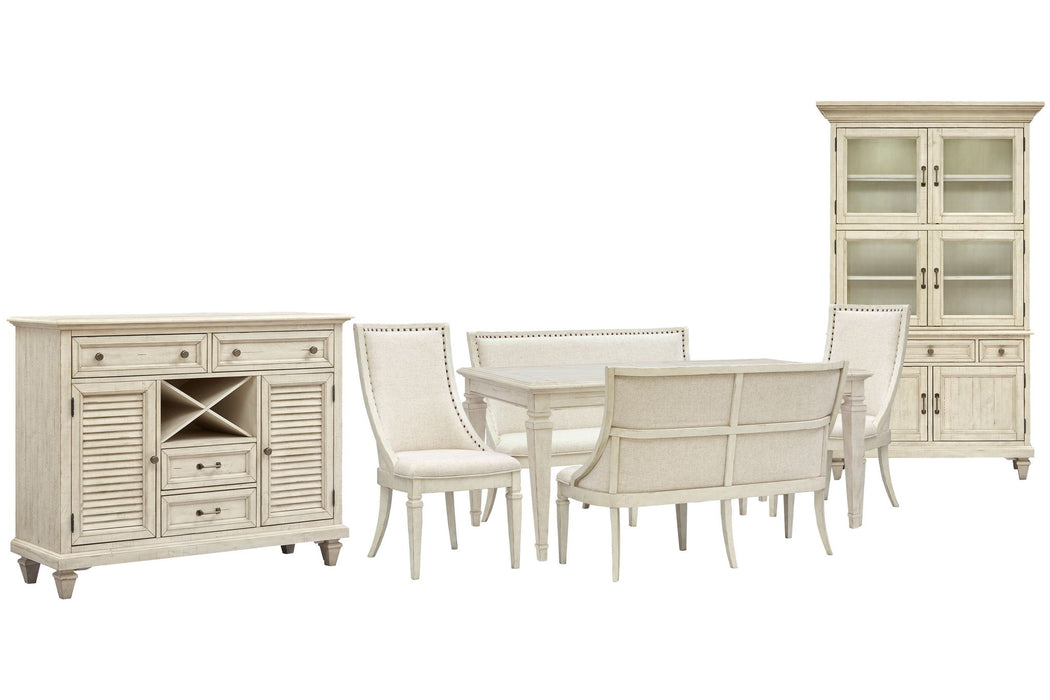 Newport - 7 Piece Extendable Rectangular Dining Table Set