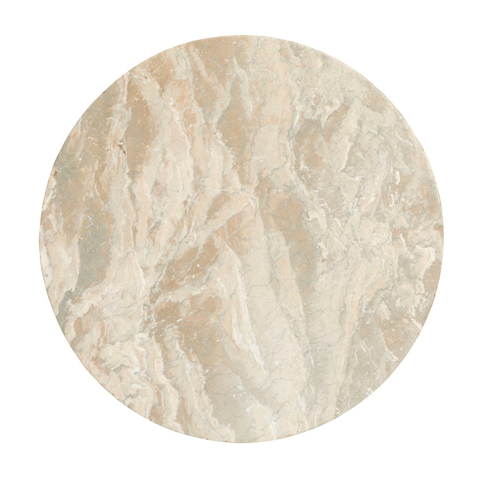 McPherson - Round End Table - Burnt Umber