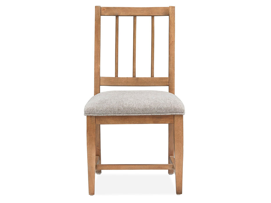 Lindon - Dining Side Chair With Upholstered Seat (Set of 2) - Gray