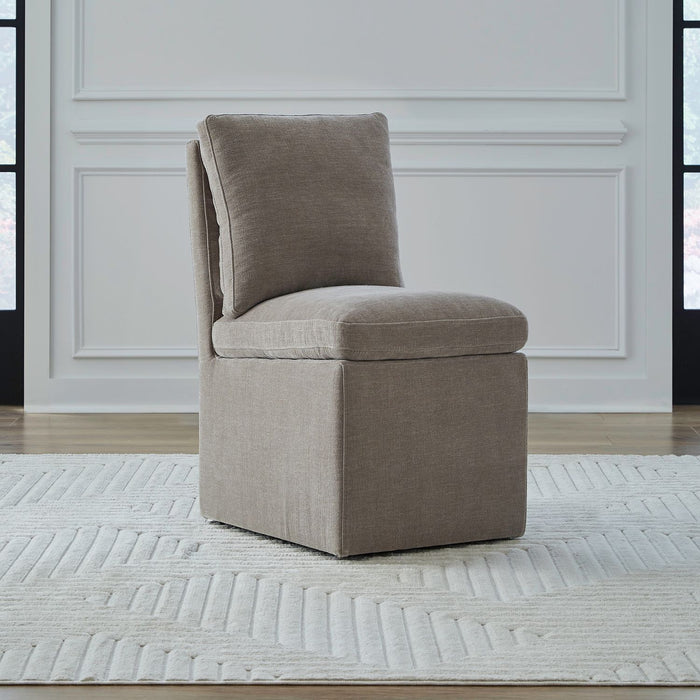 Accent Dining - Accent Dining Chair With Casters