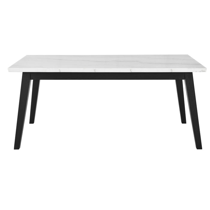 Vida - Marble Top Dining Table - White
