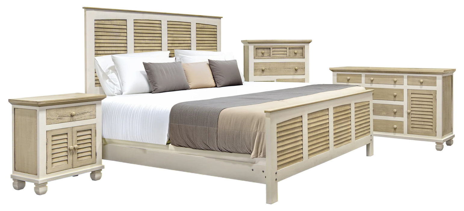 Andrews - Nightstand - Shoreside Swiss Coffee