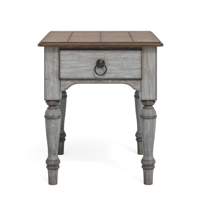 Plymouth - End Table - Gray