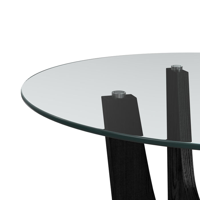 Oregon - Round Table With Glass Top