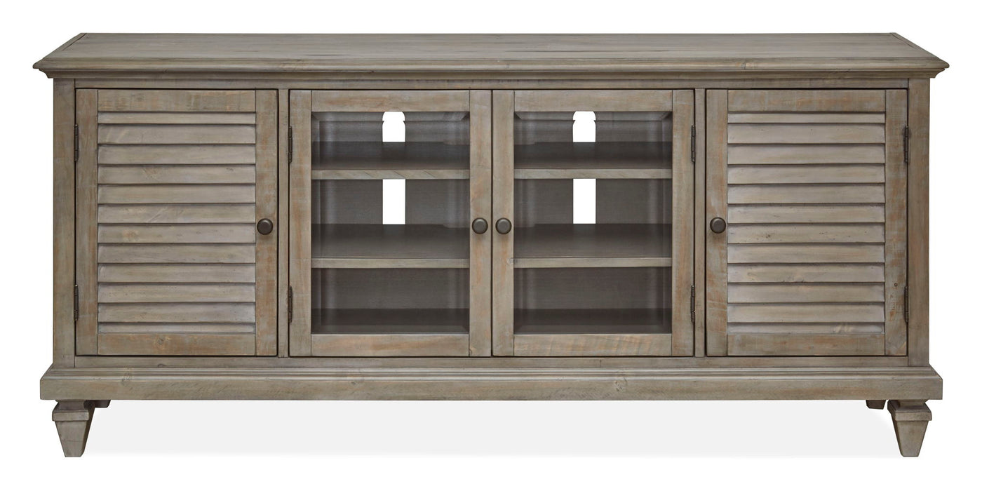 Calistoga - Rustic Entertainment Wall - Dovetail Gray