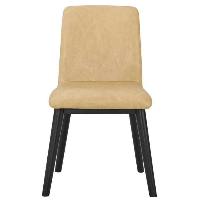Vida - PU Side Chair (Set of 2) - Sand