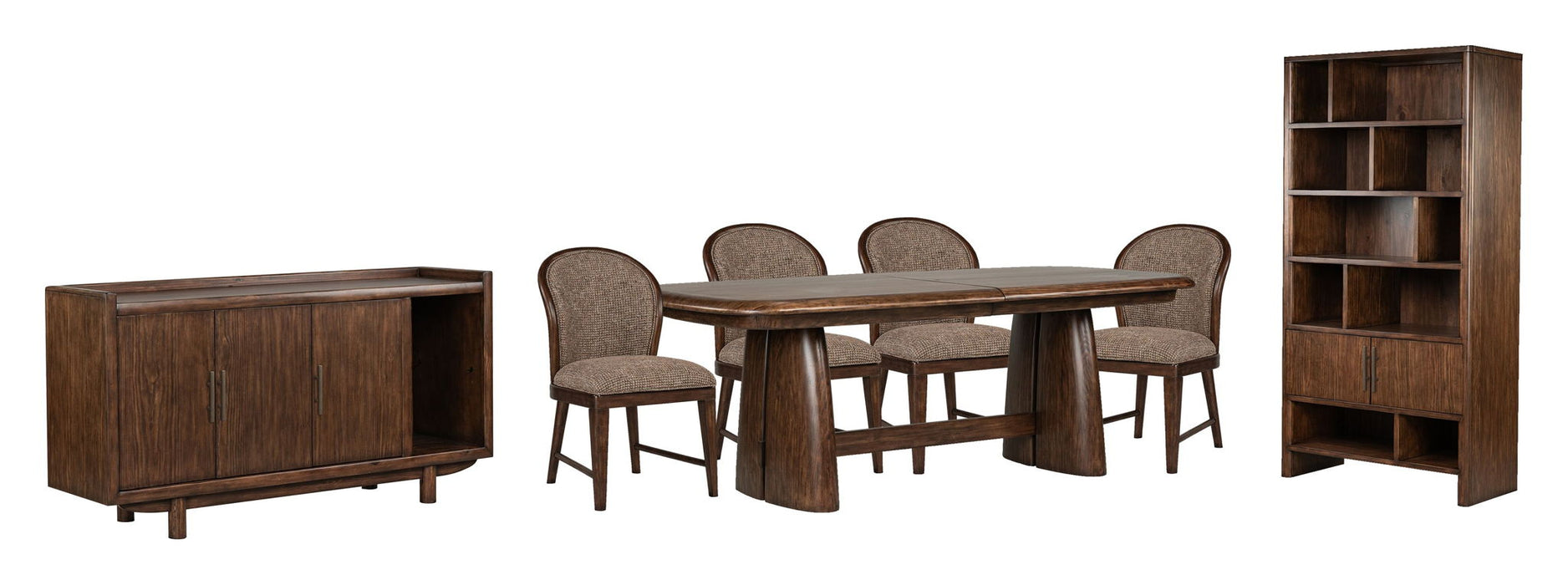 Belville - Extendable Trestle Dining Table Set