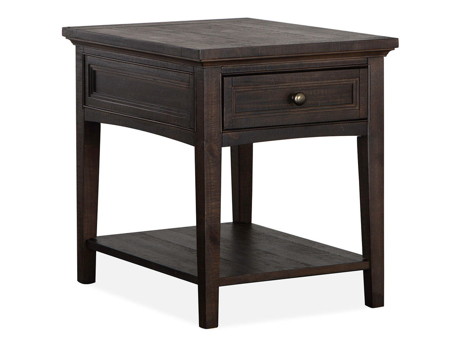 Westley Falls - Rectangular End Table - Graphite