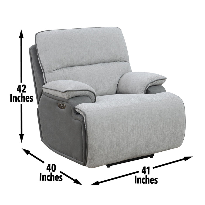 Cyprus - Recliner Chair - Gray