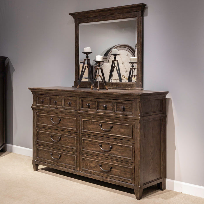 Paradise Valley - Dresser & Mirror - Dark Brown Furniture Merchandise Outlet Paradise Valley - Dresser & Mirror - Dark Brown Furniture Merchandise Outlet