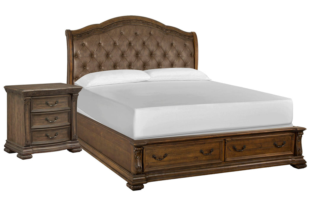 Durango - Upholstered Sleigh Storage Bedroom Set