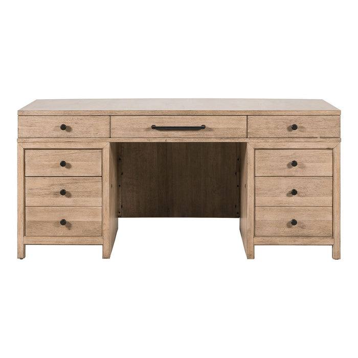 Proximity Place - Jr Executive Desk - Barley Buff