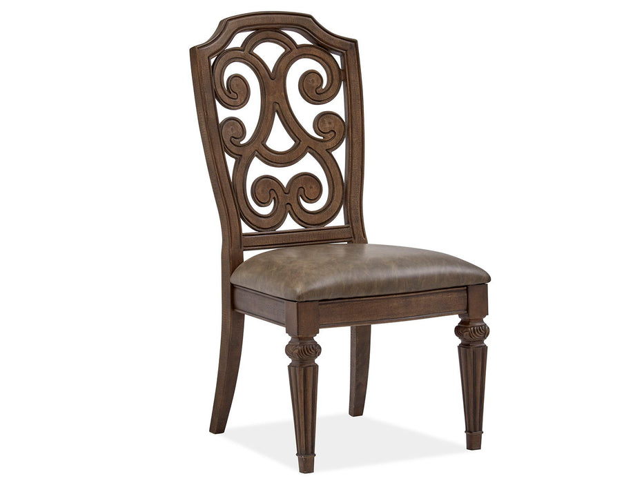 Durango - Wood Dining Side Chair With Upholstered Seat (Set of 2) - Willadeene Brown