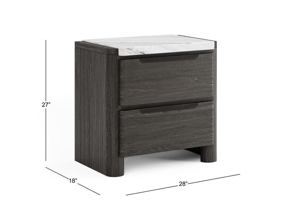 Keaton - Drawer Nightstand - Black