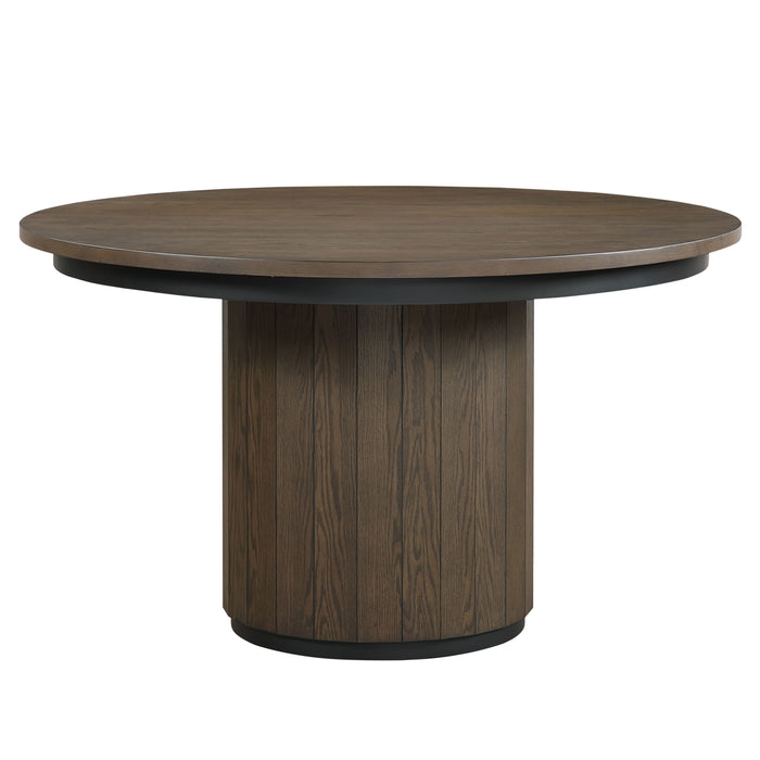 Burlington - Round Dining Table - Brown