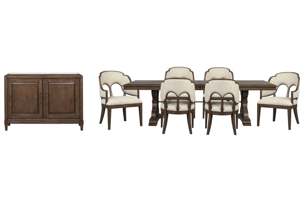 Jubilee - Extendable Trestle Dining Table Set