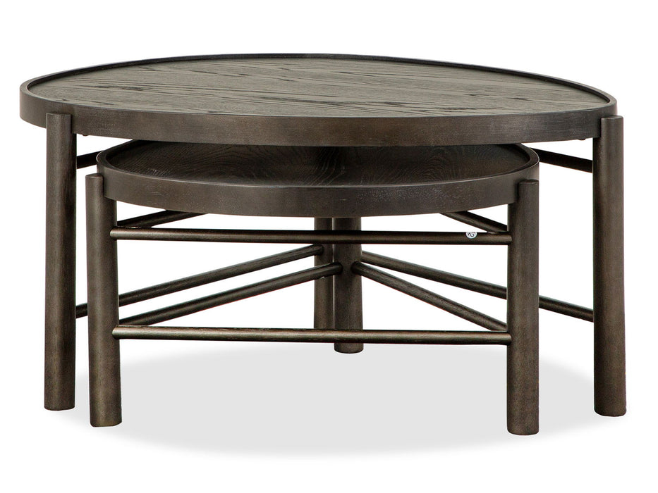 Hadleigh - Shaped Nesting Cocktail Table Set