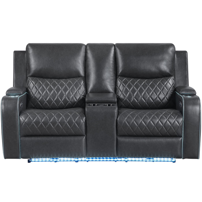 Luna - Power Console Loveseat