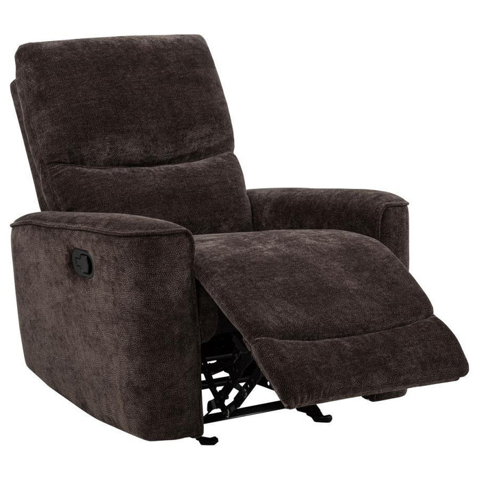 Navarro - Chenille Upholstered Glider Recliner