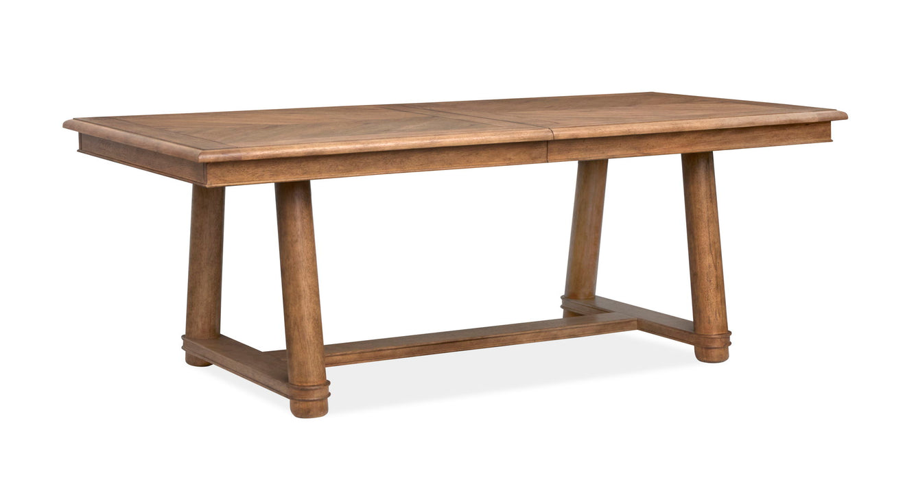 Woodward - Trestle Extendable Dining Table Set