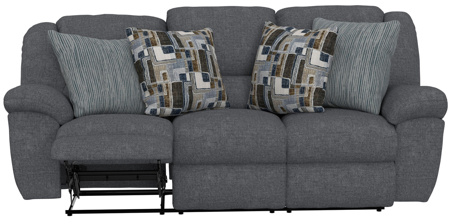 Trifecta - Sofa With 3 Recliners and Drop Down Table