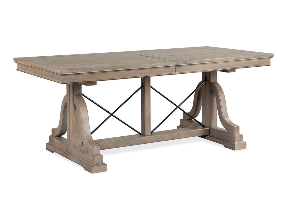 Paxton Place - Trestle Dining Table - Dovetail Gray